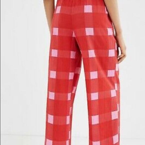 NWT Anthropologie Poridge  Preppy Plaid pants size M - Picture 3 of 12